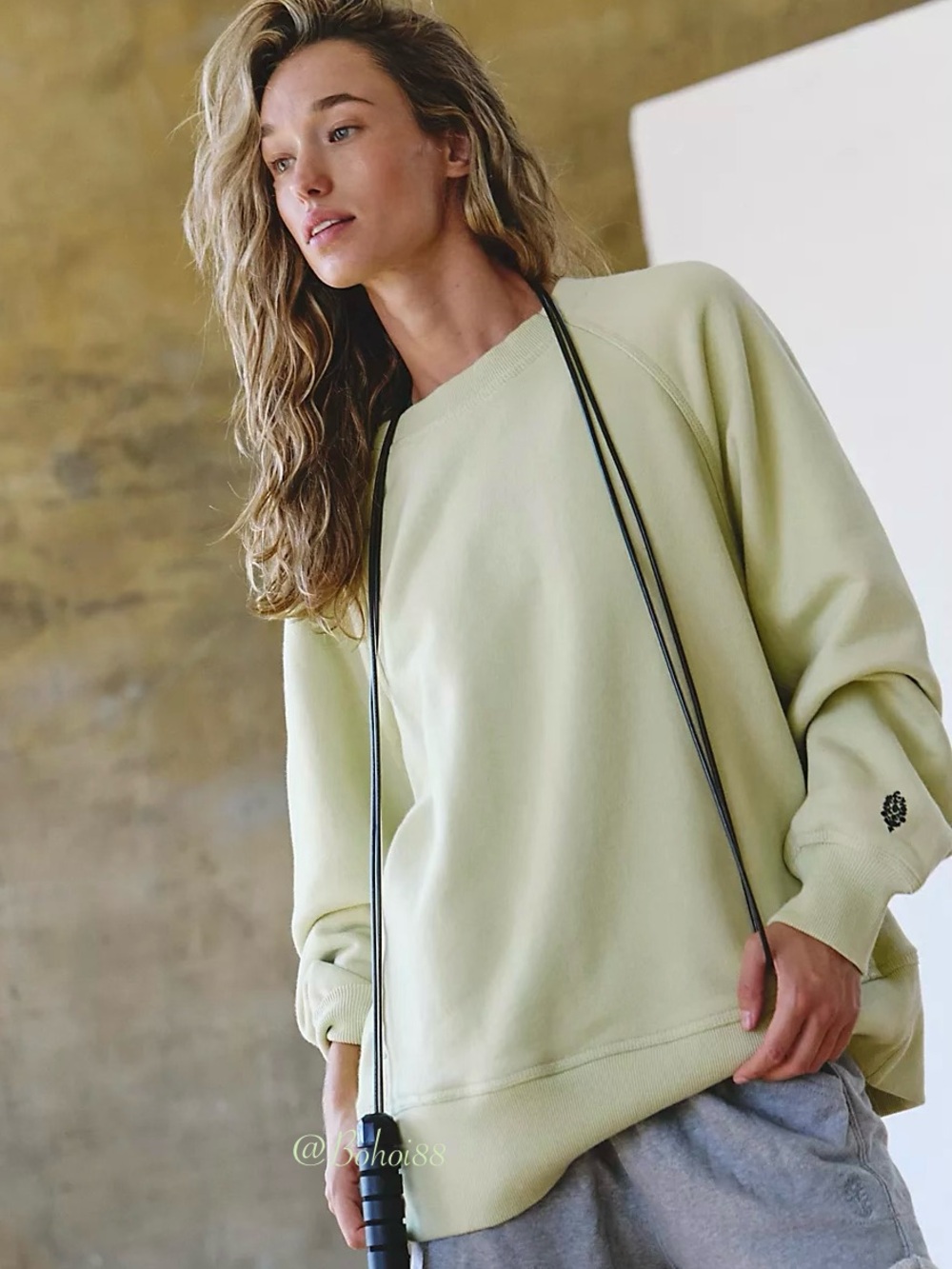 NWT Free People A Cut Above Crew Sweatshirt